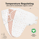 Keababies - 3Pk Soothe Baby Swaddles, Sleep Sack For Newborns, Butterflies 0/3M Image 4