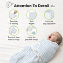 Keababies - 3Pk Soothe Baby Swaddles, Sleep Sack For Newborns, Storm 0/3M Image 8