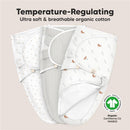 Keababies - 3Pk Soothe Zippy Baby Swaddles, Newborn Sleep Sack, Forest Grey Image 5