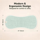 Keababies - 5-Pack Softe Burp Cloths, Petals Image 10