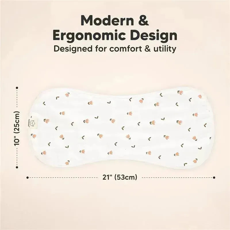 Keababies - 5-Pack Softe Burp Cloths, Petals Image 2