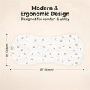 Keababies - 5-Pack Softe Burp Cloths, Petals Image 2