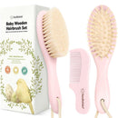 Keababies - Hair Brush And Comb Set, Blush Image 1