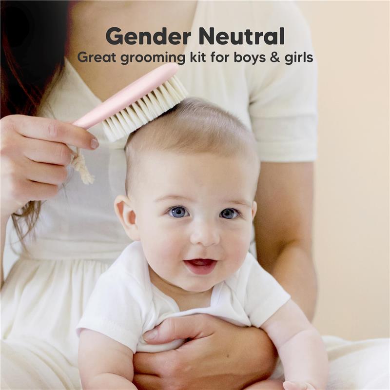 Keababies - Hair Brush And Comb Set, Blush Image 8