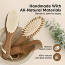 Keababies - Hair Brush & Comb Set, Dark Walnut Image 4