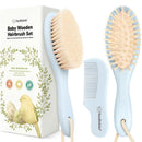 Keababies - Hair Brush & Comb Set, Frost Image 1