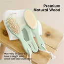 Keababies - Hair Brush & Comb Set, Sage Image 7