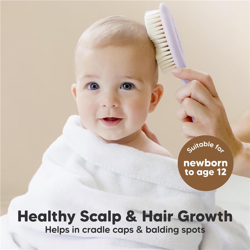 Keababies - Hair Brush & Comb Set, Thistle Image 3