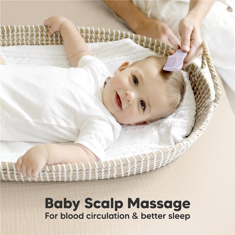 Keababies - Hair Brush & Comb Set, Thistle Image 5