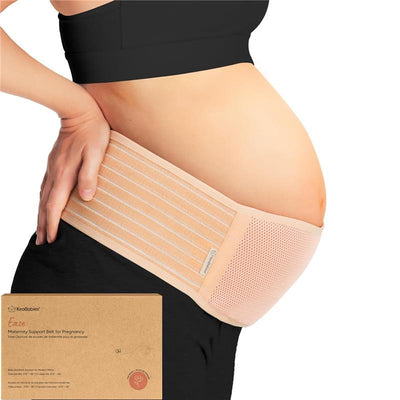 KeaBabies - Maternity Belly Bands for Pregnant Women Beige Image 1