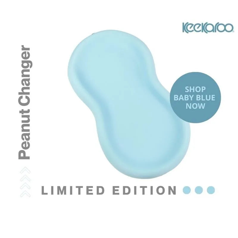 Keekaroo - Silicone Diaper Pad, Baby Blue Image 2