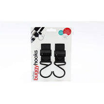 Kidco - Buggygear Premium Anti-Slip Boutique Buggy Hooks, Matte Black, Set of 2 Image 2