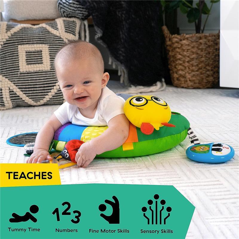 Kids II - Baby Einstein Cal-A-Pillow, Tummy Time Activity Pillow Image 3