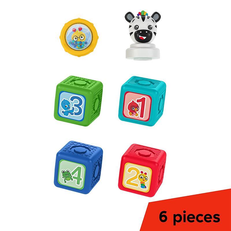 Kids II - Baby Einstein Connectables 6 Piece Set STEAM Learning Magnetic Blocks Image 2
