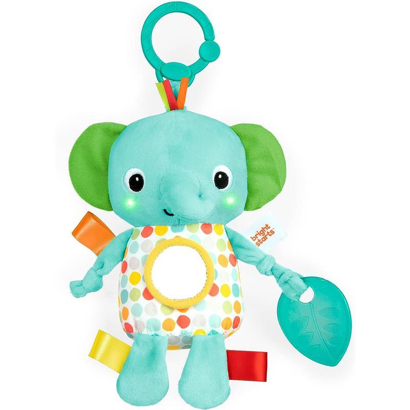 Kids II - Elephant Huggin’ Lights Musical Light Up Toy for Stroller Image 1