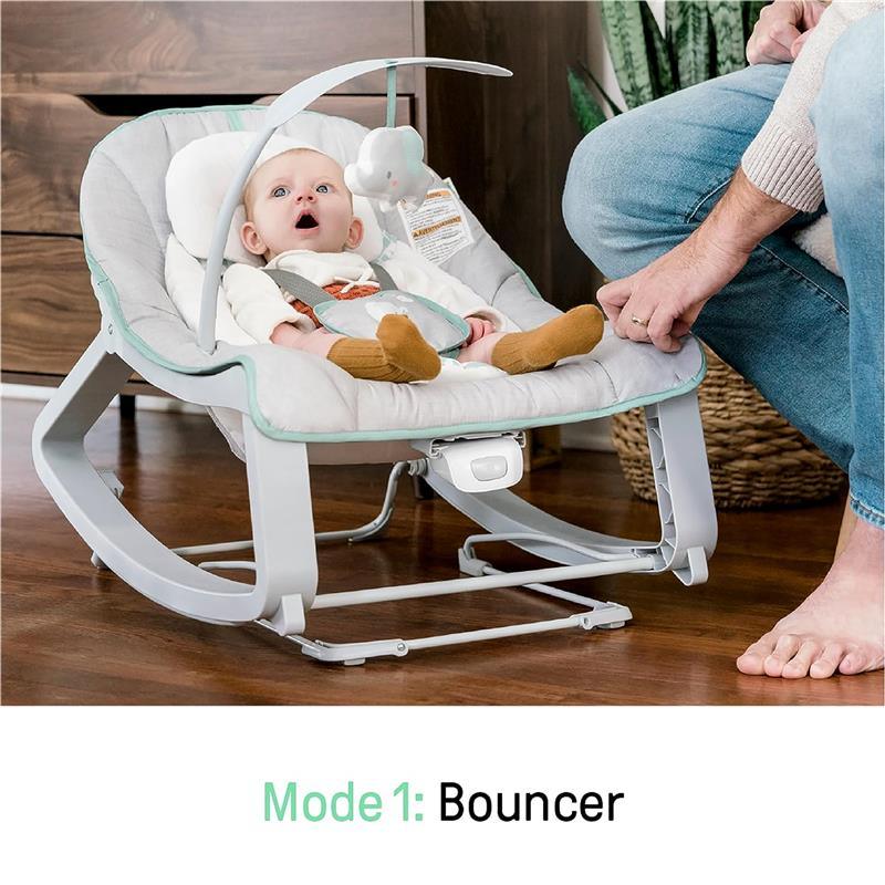 Ingenuity - Keep Cozy 3-in-1 Grow with Me Vibrating Baby Bouncer, Weaver Image 4