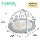 Ingenuity - Sheppy’s Spot Ultra Plush Baby Activity Gym & Tummy Time Mat Image 3
