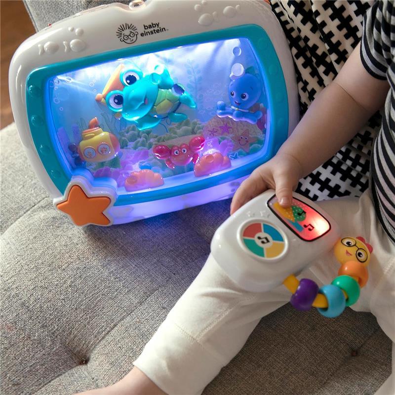 Baby Einstein Sea Dreams Crib Soother Lights Music SEE VIDEO Works No Remote
