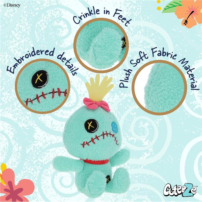 Kids Preferred Disney Baby Lilo & Stitch CUTEEZE Scrump Plush Stuffed Animals Image 3