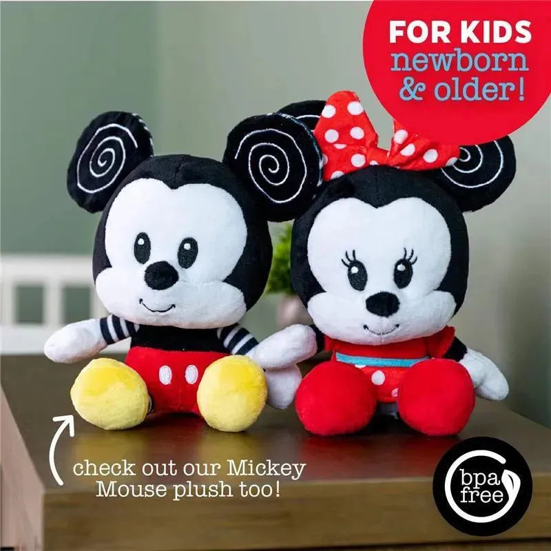 Kids Preferred - Disney Baby Minnie Black and White High Contrast Crinkle Plush Image 4
