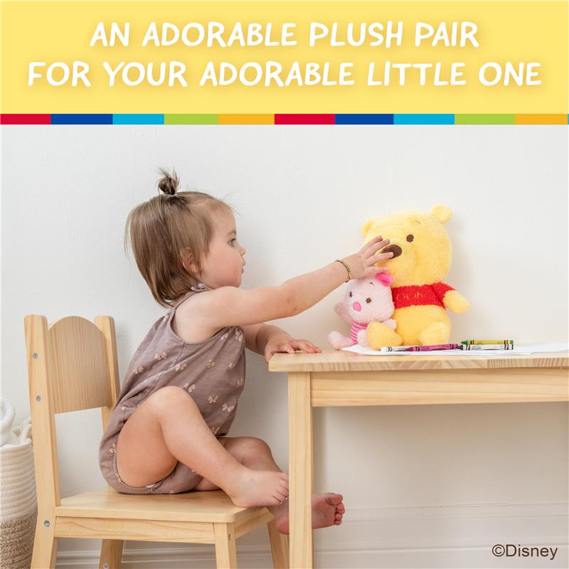 KIDS PREFERRED - Disney Baby Winnie The Pooh Plush with Little Piglet Image 4