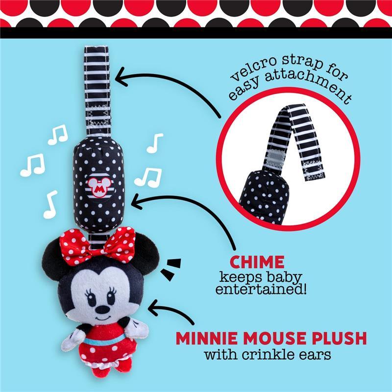 Kids Preferred - Disney Black & White Minnie Mouse Chime Toy Image 2
