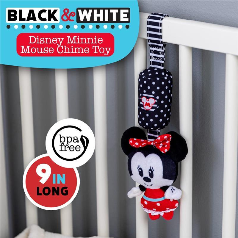 Kids Preferred - Disney Black & White Minnie Mouse Chime Toy Image 3