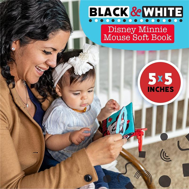 Kids Preferred - Disney Black & White Minnie Soft Book Image 5