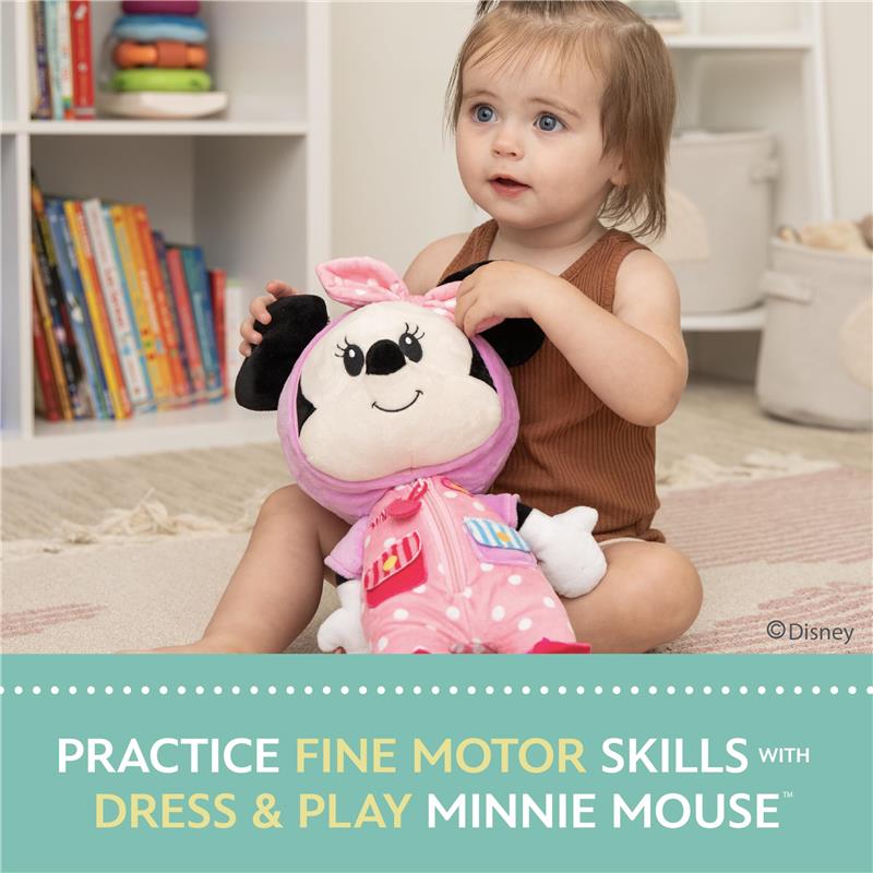KIDS PREFERRED - Disney Minnie Mouse Dress and Play Plush for Babies and Toddlers Image 4