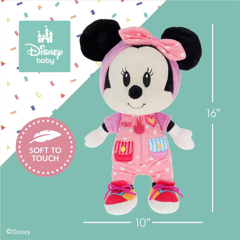 KIDS PREFERRED - Disney Minnie Mouse Dress and Play Plush for Babies and Toddlers Image 5