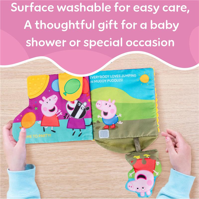 Kids Preferred Peppa Pig Soft Book with Ribbons Image 6