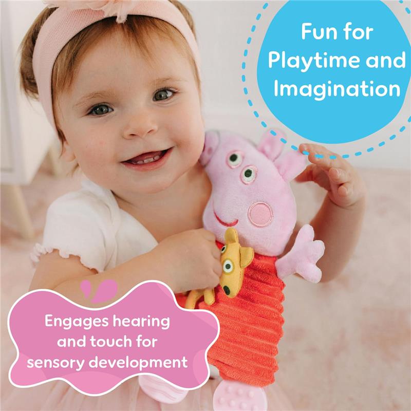 Kids Preferred Peppa Pig Teether Feet Blankey Image 4