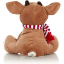 Kids Preferred - Santa Claus Rudolph The Red-Nosed Reindeer Musical Stuffed Animal, 8 Inches Image 4