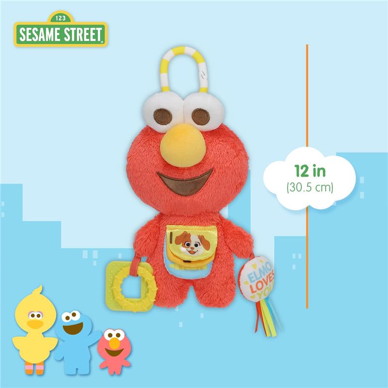 Kids Preferred Sesame Street Elmo Activity Toy with Teething Rings Image 4