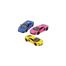 Kinsmart 5 Pull & Action Lamborghini, Hot Colors - Colors May Vary Image 1