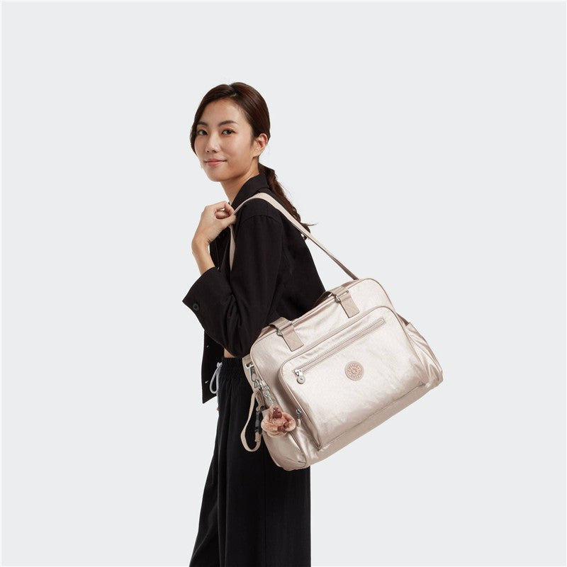 Kipling Alanna Baby Bag - Quartz Metallic Image 2