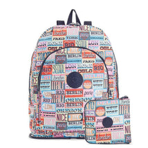 Kipling Earnest Printed Foldable Backpack - Hello Weekend Image 1