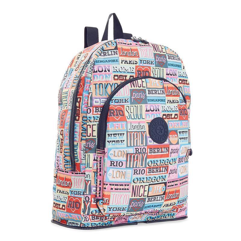 Kipling Earnest Printed Foldable Backpack - Hello Weekend Image 2