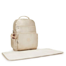 Kipling - So Baby Diaper Bag, Mettalic Gold Image 2