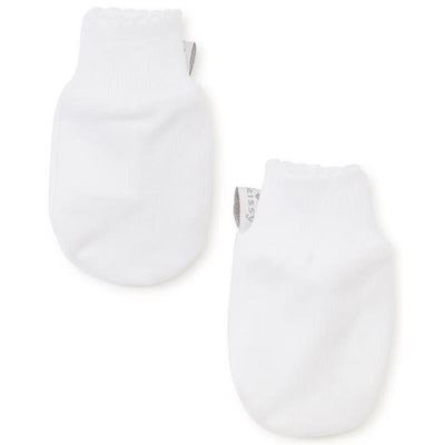 Kissy Kissy - Baby Boy Dots Print Mittens, White Image 1