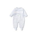 Kissy Kissy - Baby Boy Footie With Hand Smocked, Light Blue Image 1
