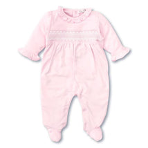 Kissy Kissy - Baby Girl Footie With Hand Smocked, Charmed Pink Image 1