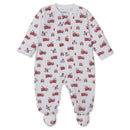 Kissy Kissy Love Brave Firefighters StretchFlex Zip Footie Image 1