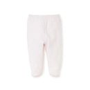 Kissy Kissy Pointelle Footed Pant, Pink Image 1