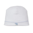 Kissy Kissy Premier Sweet Sheep White/Blue Hand Embroidery Hat Image 1