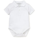 Kissy Kissy - Baby Boy Short Sleeve Bodysuit With Collar, White Image 1