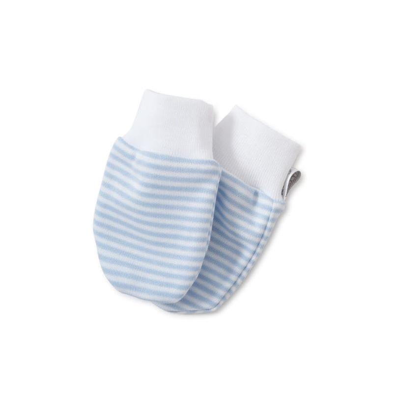 Kissy Kissy Simple Stripes Mittens, One Size, Light Blue Image 3