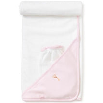 Kissy Kissy - Sophie La Girafe Hooded Towel & Mitt Set, Pink Image 1