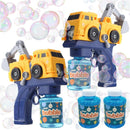 Klevly - Construction Bubble Gun (Includes 2 Guns And 4 Bubble Solutions) Image 1