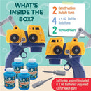 Klevly - Construction Bubble Gun (Includes 2 Guns And 4 Bubble Solutions) Image 4